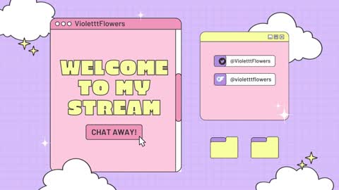 Violet Flowers online show from February 1, 1:59 am