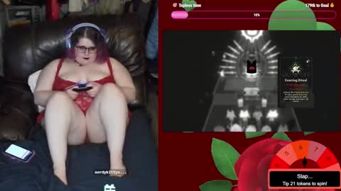 Nerdykitty online show from March 7, 1:56 am