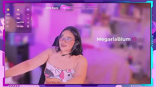 MegariaB online show from February 1, 4:55 am
