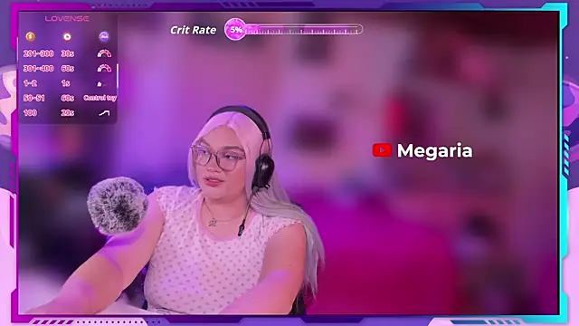 MegariaB online show from April 21, 4:30 am