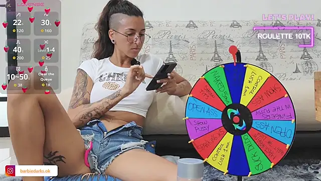 BarbieDarksOk online show from October 1, 7:41 pm