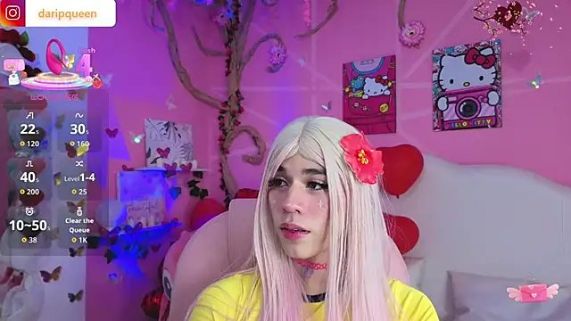 DaripQueen online show from February 23, 2:49 pm