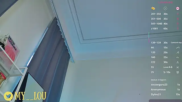 MyLou  online show from April 2, 4:15 pm