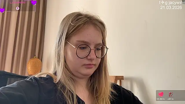 JacyWinslat online show from March 21, 8:19 am