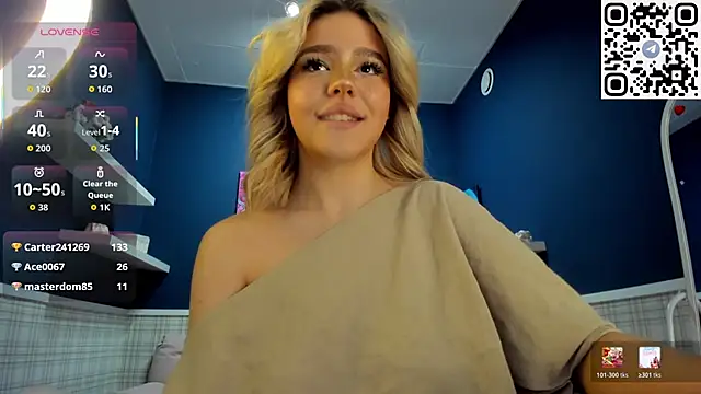 Anna Robinson online show from April 21, 1:20 am