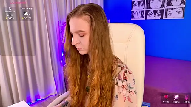 VioletShine online show from August 5, 2:12 pm