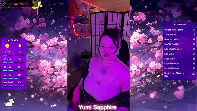 yumi sapphire online show from April 15, 5:46 pm