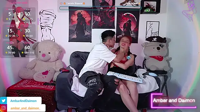 Ambar and daimon  online show from November 27, 5:10 am