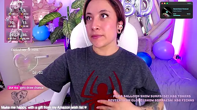 Snapshot of NyxAndria_1 chatting on October 9, 10:03 pm NyxAndria 1 online show from October 9, 10:03 pm