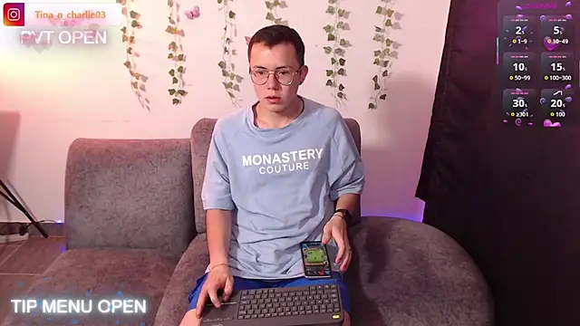 Tina 4 Charlie online show from April 18, 1:46 pm