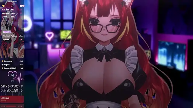 LewdFoxy VT online show from August 5, 6:03 pm