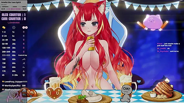 LewdFoxy VT online show from September 25, 4:17 pm