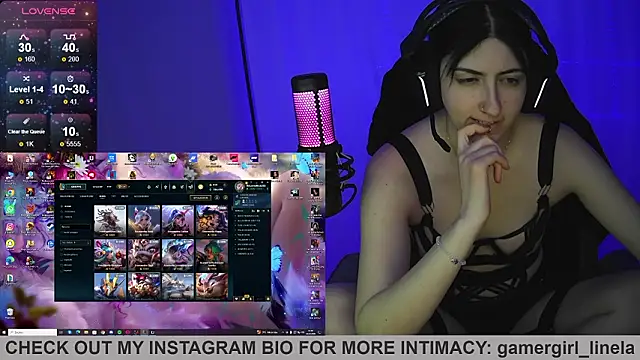 Gamergirl-Linela online show from March 22, 1:00 am