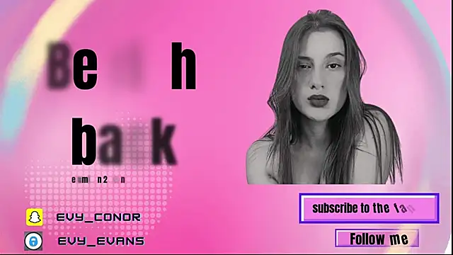 Snapshot of Evy_conor chatting on September 28, 12:21 pm Evy conor online show from September 28, 12:21 pm