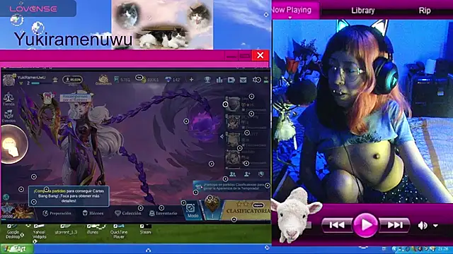 YukiRam online show from November 27, 2:03 am