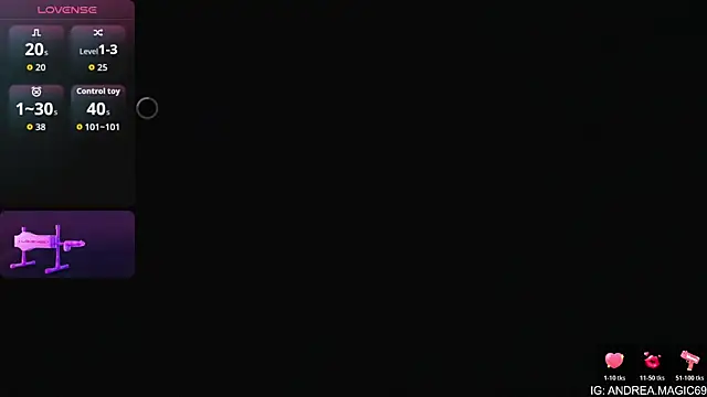 andrea magic69 online show from April 22, 3:25 am