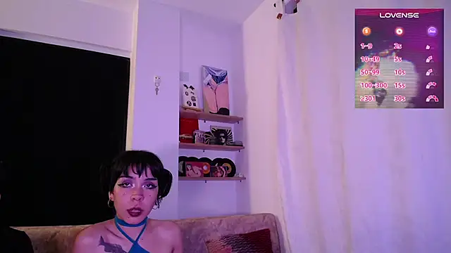 dark  nymph online show from April 24, 5:10 am