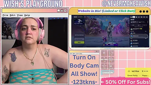 nevermakeawish online show from April 23, 12:29 pm