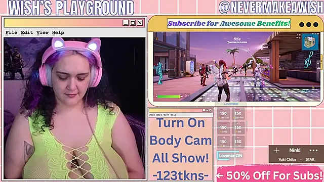 nevermakeawish online show from April 26, 6:55 am