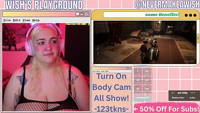 nevermakeawish online show from April 3, 4:43 am