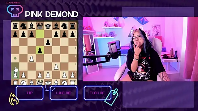 pinkk deemon online show from June 27, 2:23 pm