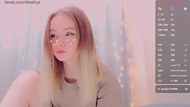 AliceNya cute online show from January 17, 5:04 am