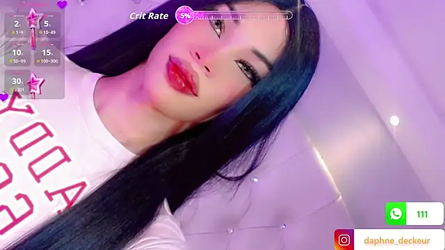 Daphnne XXX online show from October 26, 9:10 pm