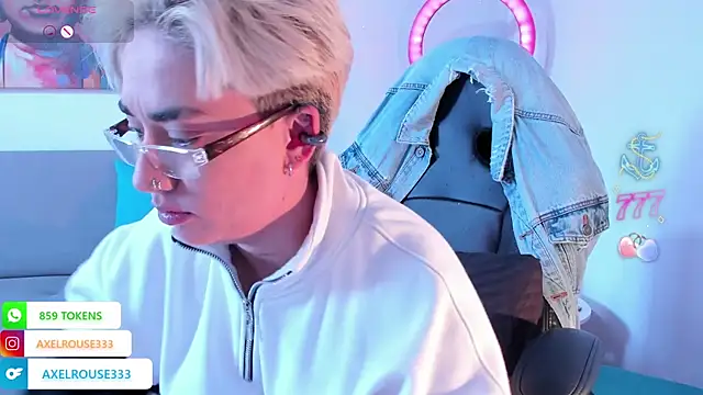 AxelRouse3 online show from April 12, 10:01 pm