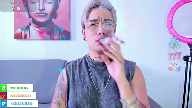 AxelRouse3 online show from April 23, 5:59 pm