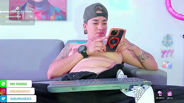 AxelRouse3 online show from April 24, 7:16 pm