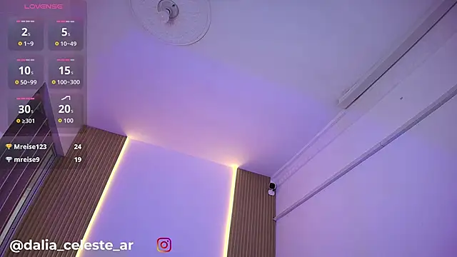 dalia celeste online show from March 5, 3:02 am