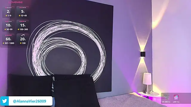 AlannaViera online show from April 26, 8:50 pm