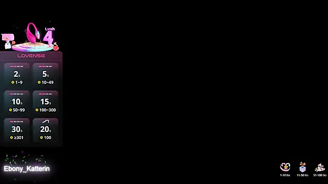 ebony katterin online show from April 23, 12:29 pm