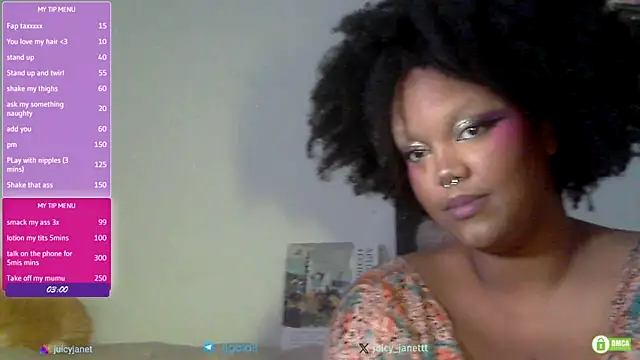 juicy janet online show from March 18, 6:24 pm