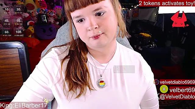 VelvetDiablo online show from January 15, 1:33 am