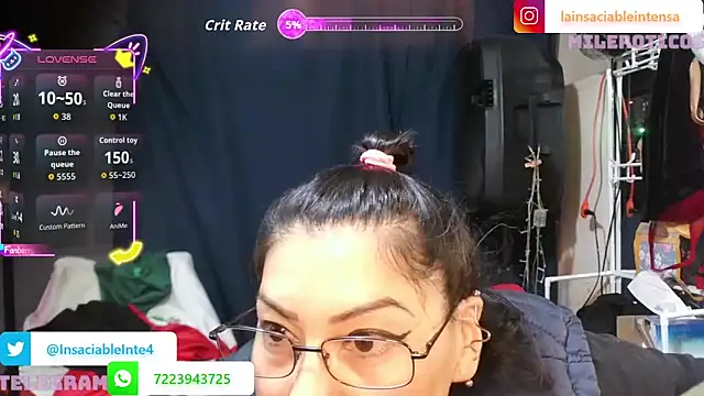 LaInsaciableIntensa online show from April 24, 12:02 am