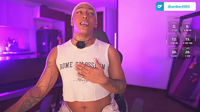 AmberRaus online show from April 7, 11:40 pm