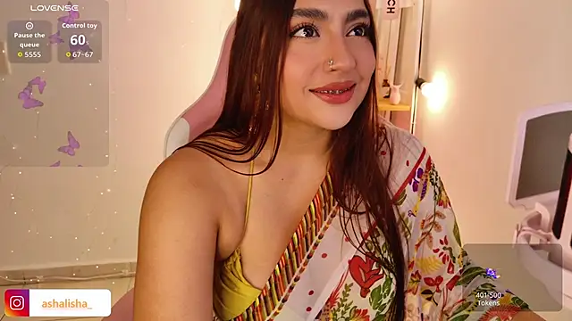 ashalisha online show from February 20, 3:57 pm