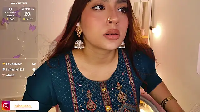 ashalisha online show from April 7, 3:58 pm