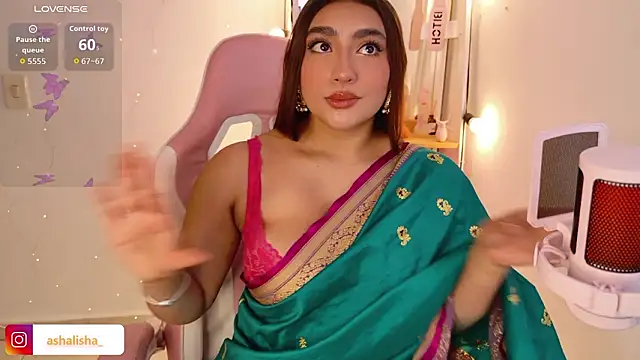 ashalisha online show from February 18, 2:27 pm