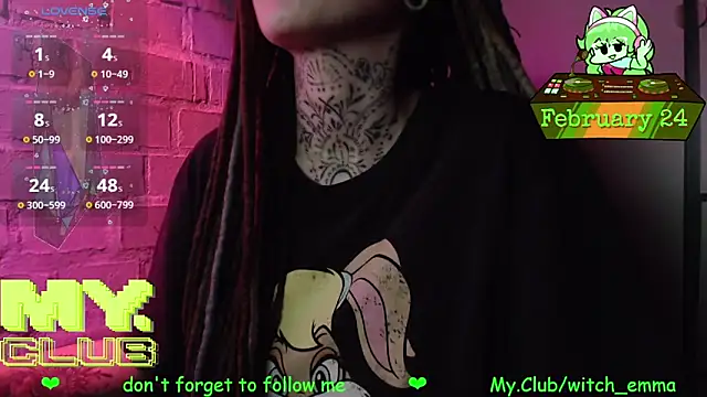 Witch Emma online show from February 24, 4:27 pm