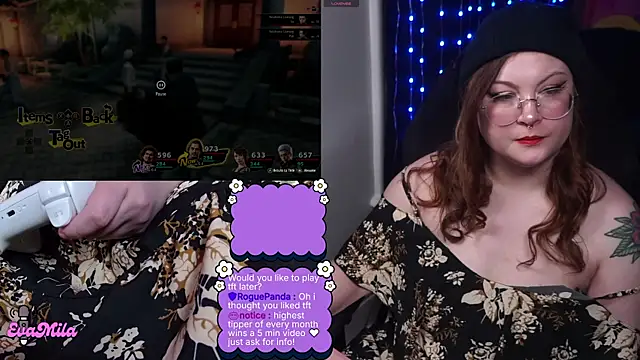 evamila online show from March 17, 3:21 am