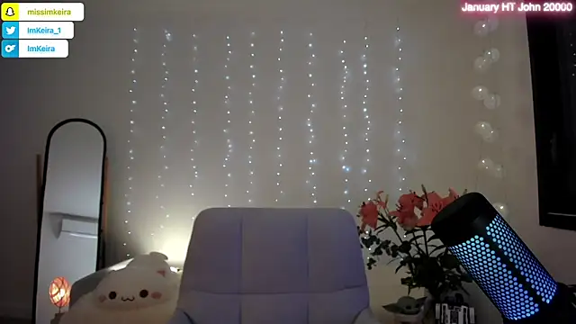 ImKeira online show from January 18, 8:05 pm